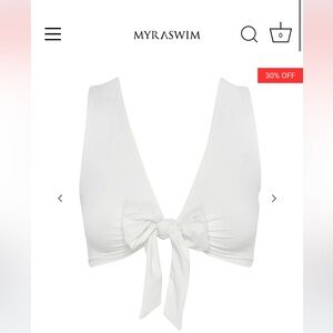 Myraswim West Top Vanilla Small
